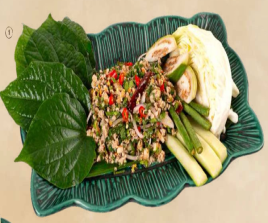 Gỏi bò bằm trọn thính