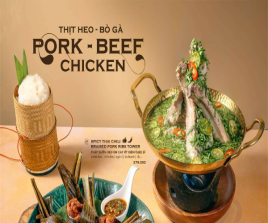 Nọng heo nướng & xôi nếp