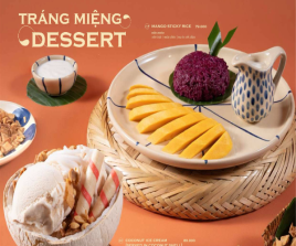 Bánh chuối đốt caramel - cốt dừa